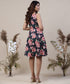 Princess Line Scoop Neck Sleeveless Dress
